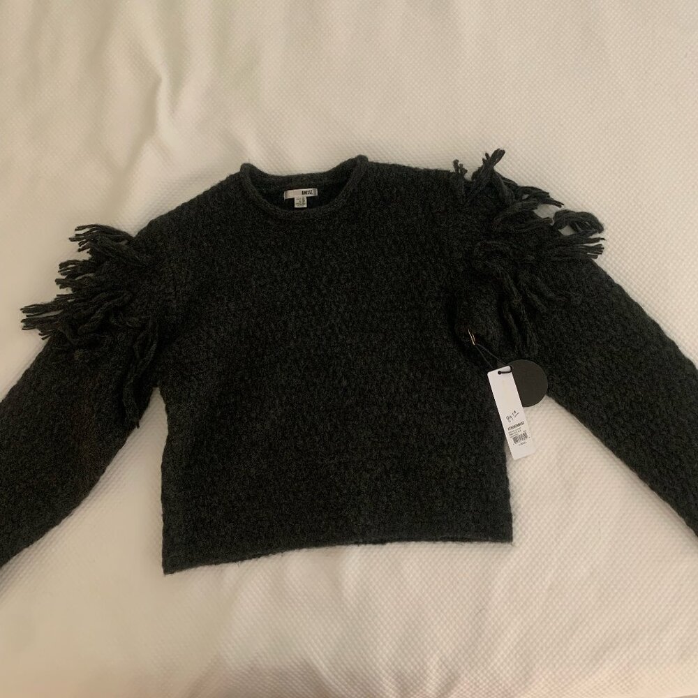 Black Society Amuse Knit Sweater, Size XS